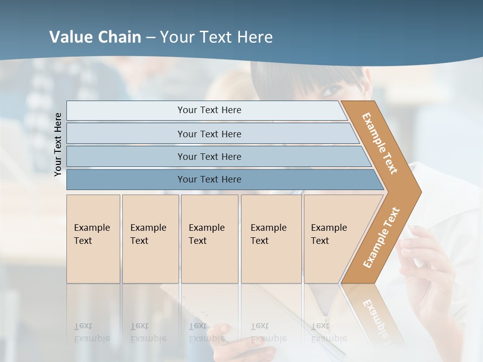 Woman Young Teenager PowerPoint Template