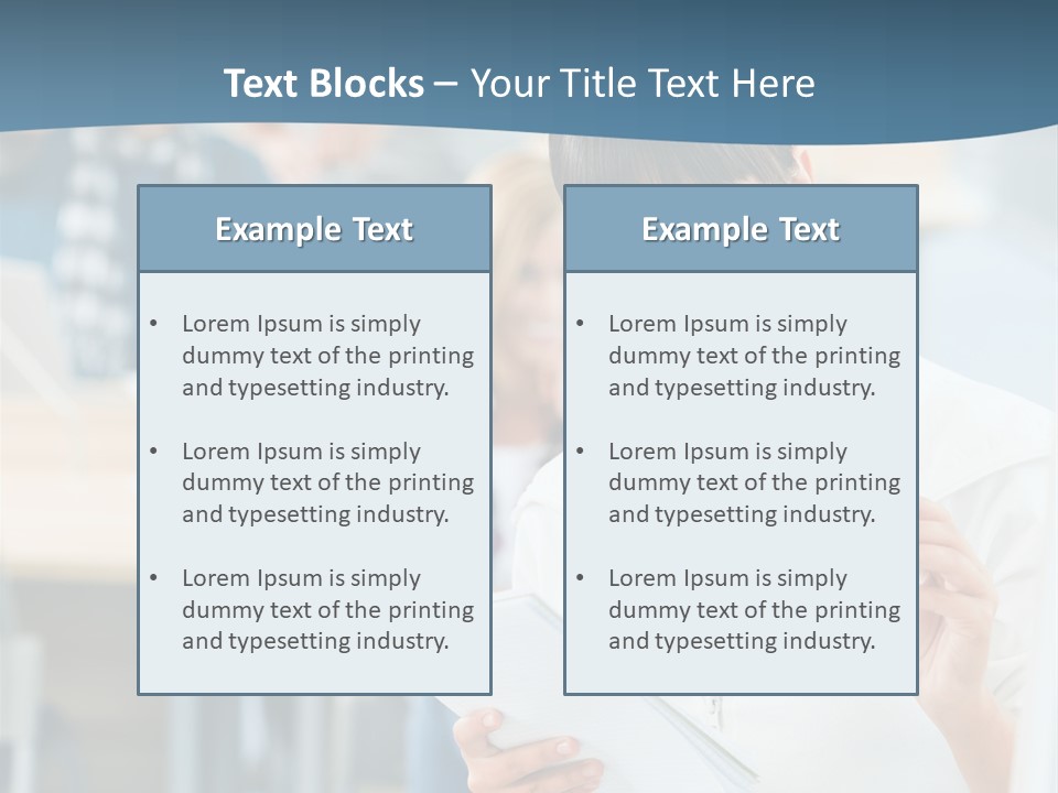 Woman Young Teenager PowerPoint Template