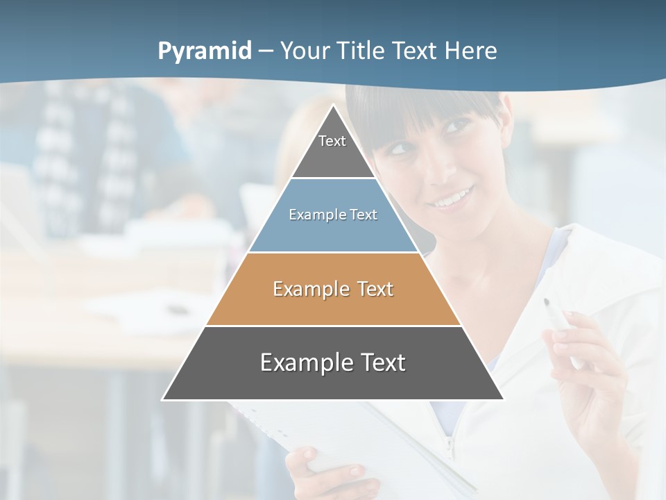 Woman Young Teenager PowerPoint Template