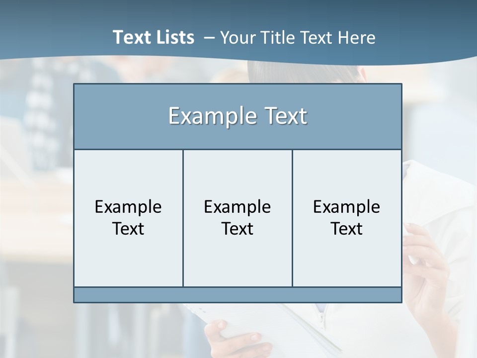 Woman Young Teenager PowerPoint Template