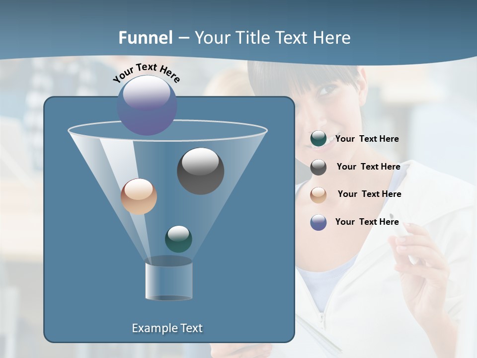 Woman Young Teenager PowerPoint Template