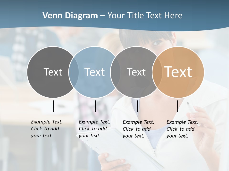 Woman Young Teenager PowerPoint Template