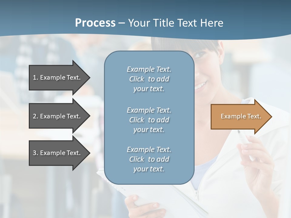 Woman Young Teenager PowerPoint Template