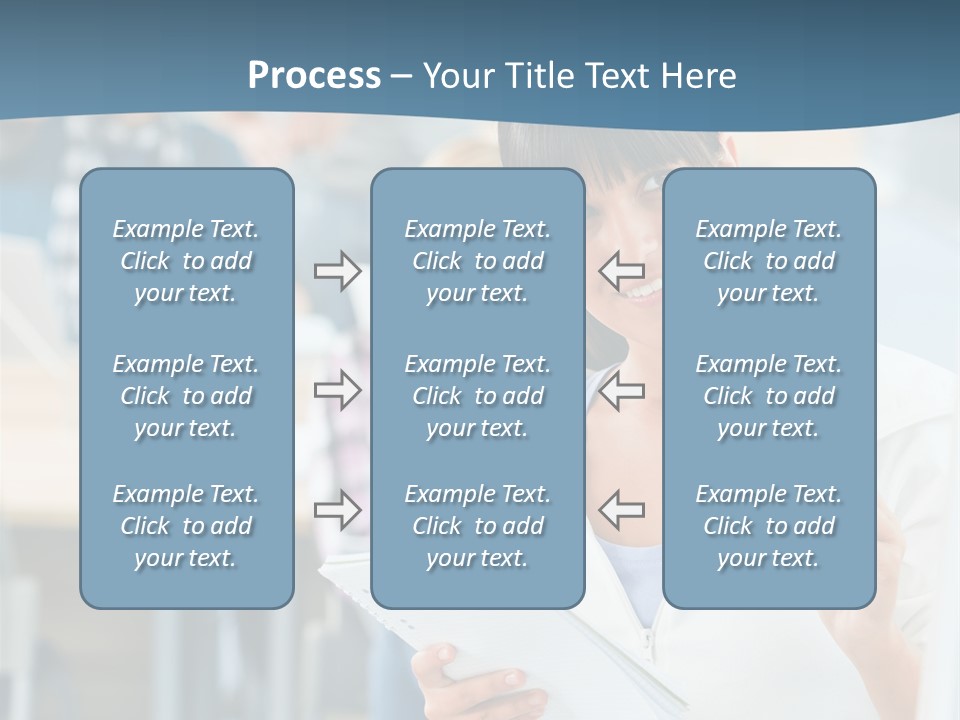 Woman Young Teenager PowerPoint Template