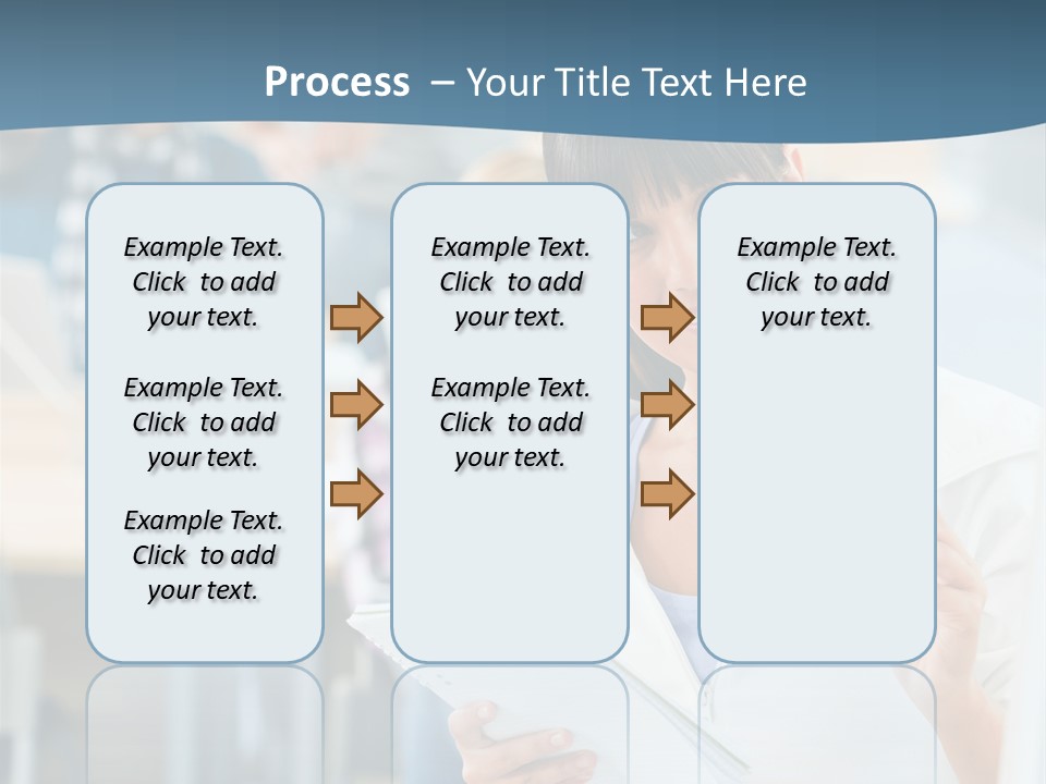Woman Young Teenager PowerPoint Template