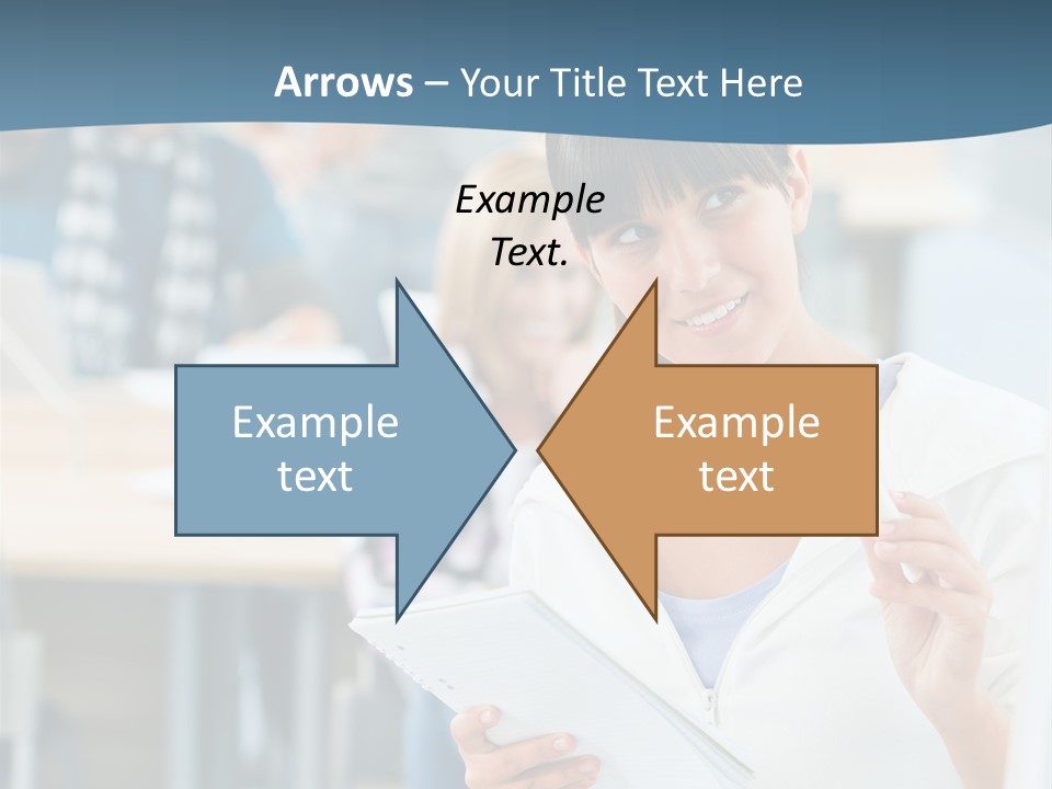 Woman Young Teenager PowerPoint Template