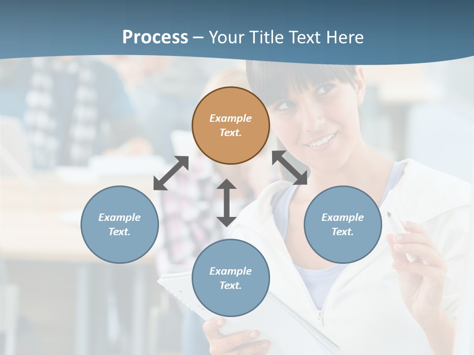 Woman Young Teenager PowerPoint Template