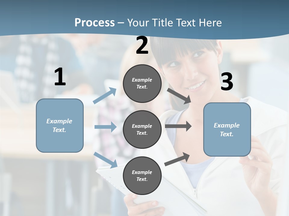 Woman Young Teenager PowerPoint Template