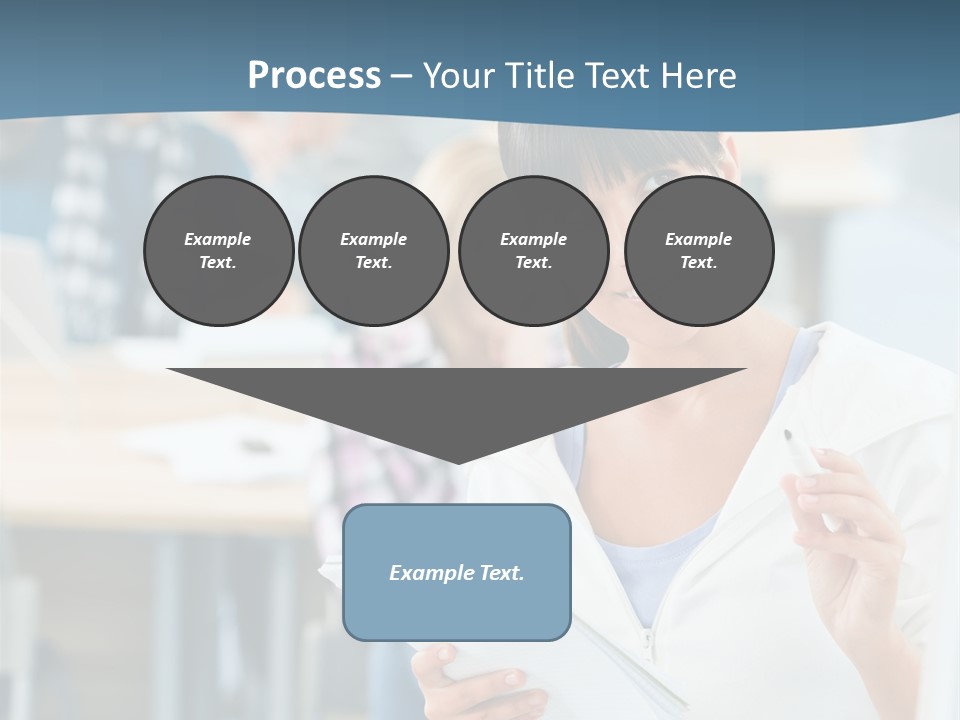 Woman Young Teenager PowerPoint Template