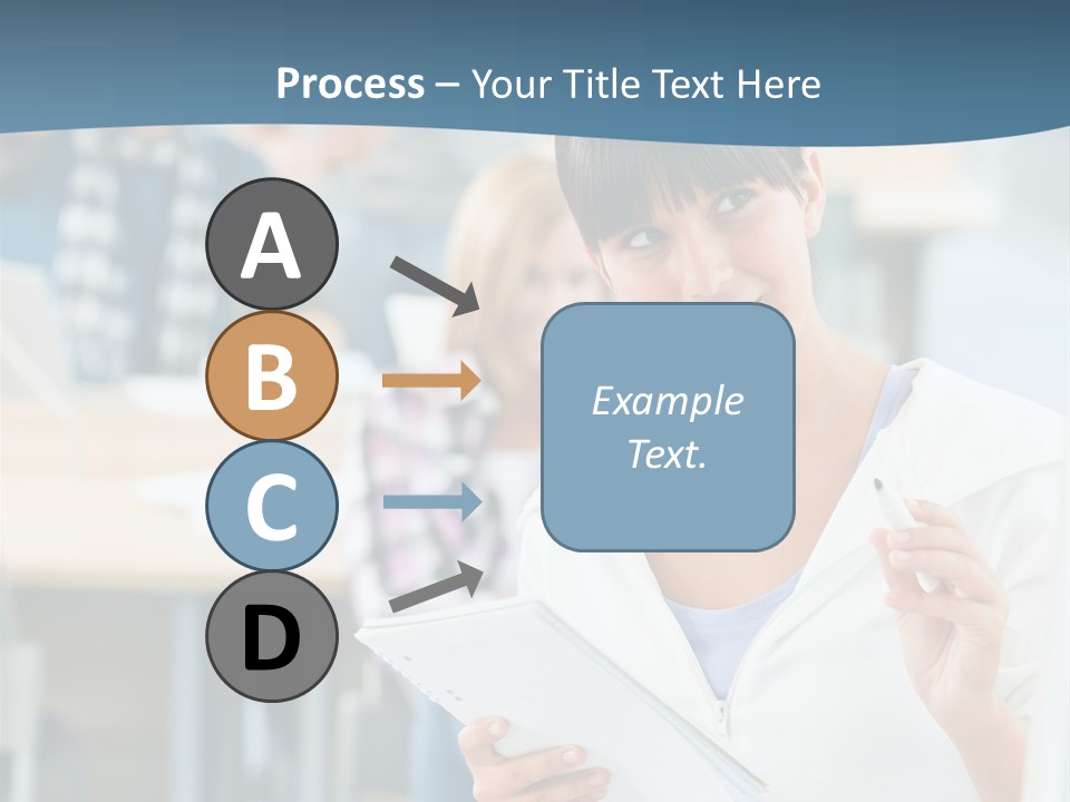 Woman Young Teenager PowerPoint Template