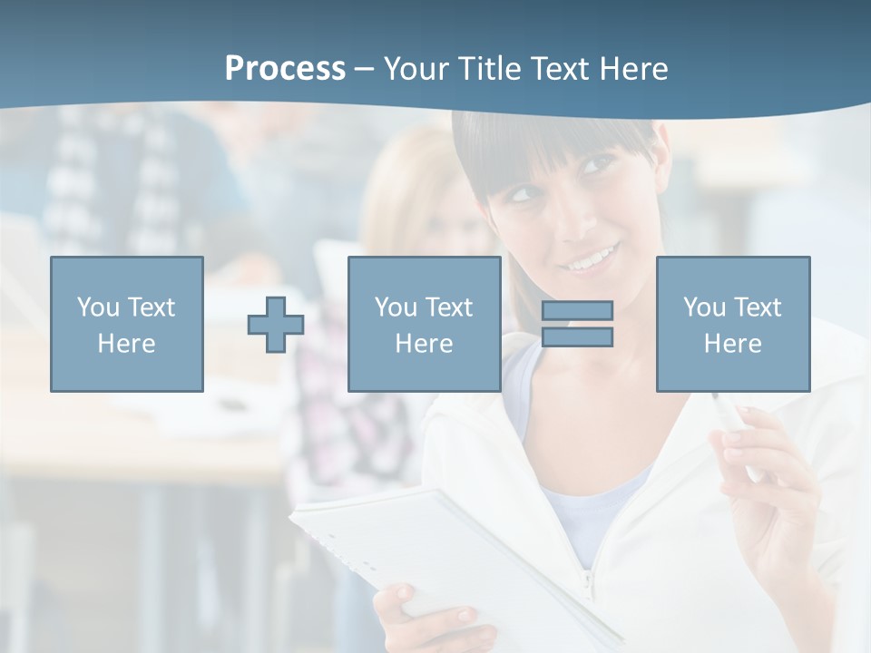 Woman Young Teenager PowerPoint Template