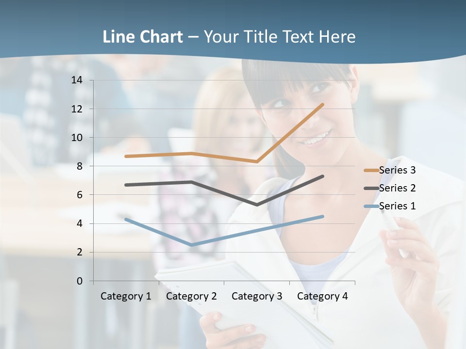 Woman Young Teenager PowerPoint Template