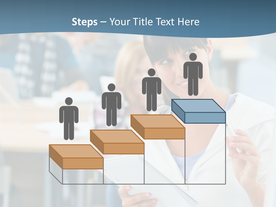 Woman Young Teenager PowerPoint Template