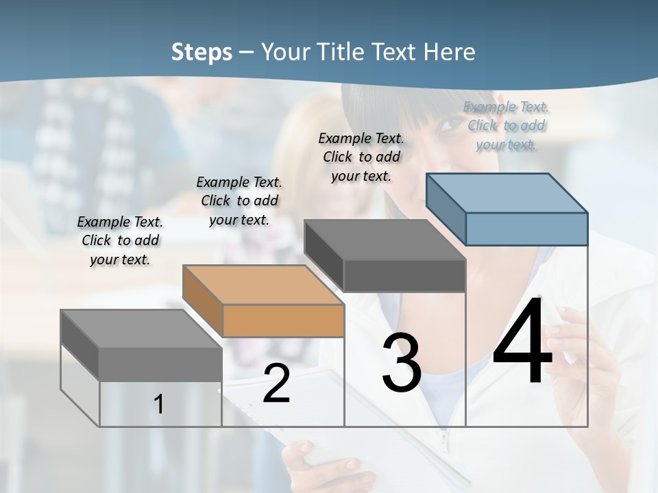 Woman Young Teenager PowerPoint Template