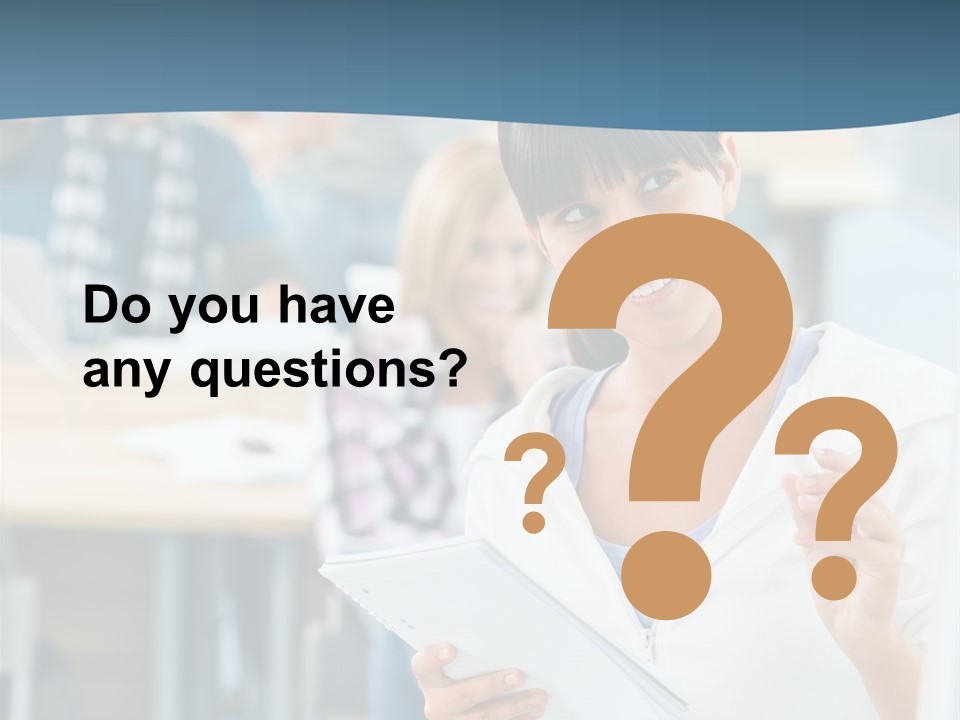 Woman Young Teenager PowerPoint Template