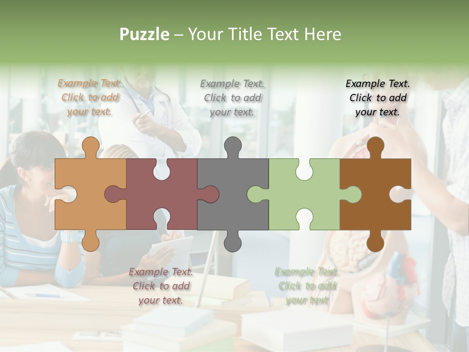 Anatomy Female College PowerPoint Template