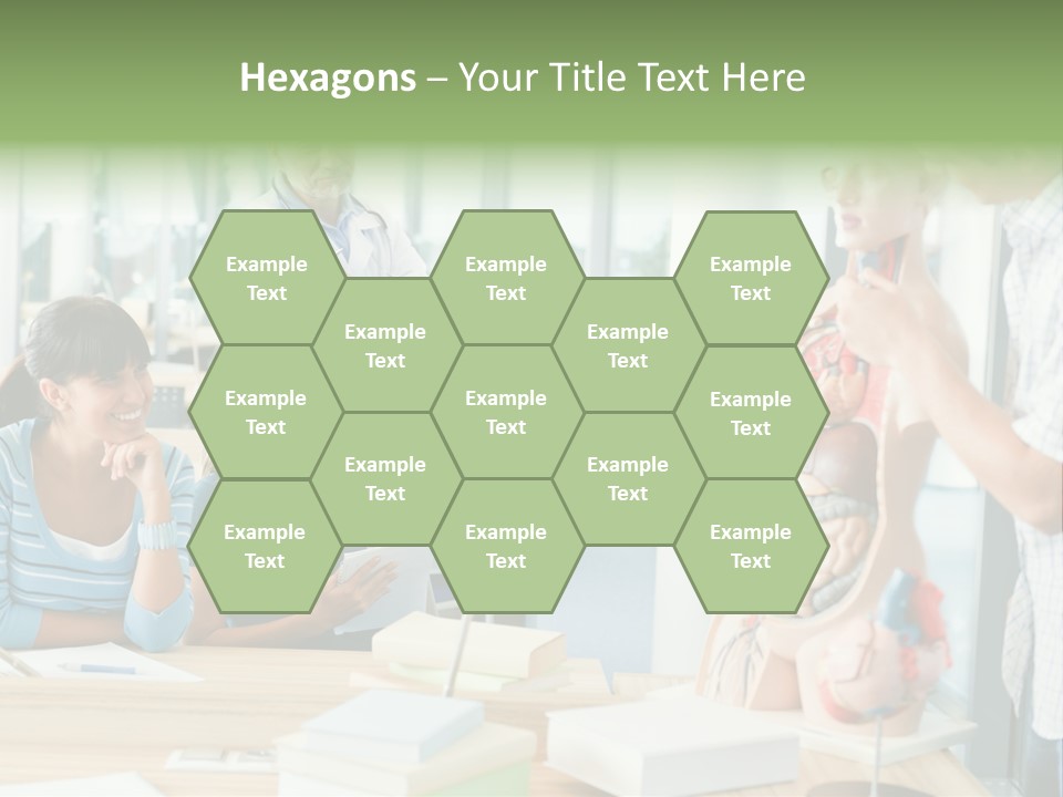 Anatomy Female College PowerPoint Template