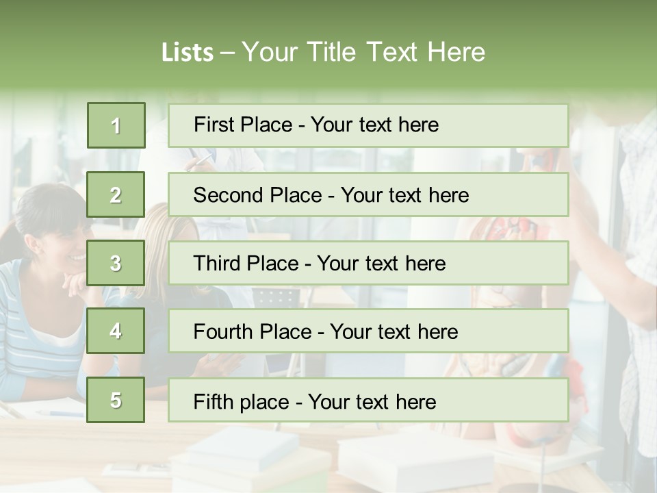 Anatomy Female College PowerPoint Template