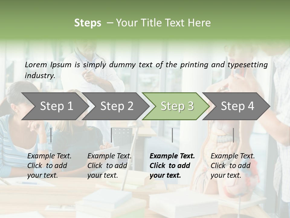 Anatomy Female College PowerPoint Template
