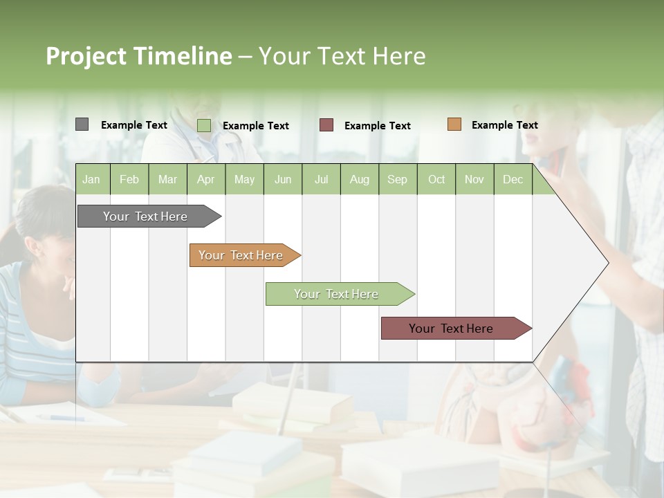 Anatomy Female College PowerPoint Template