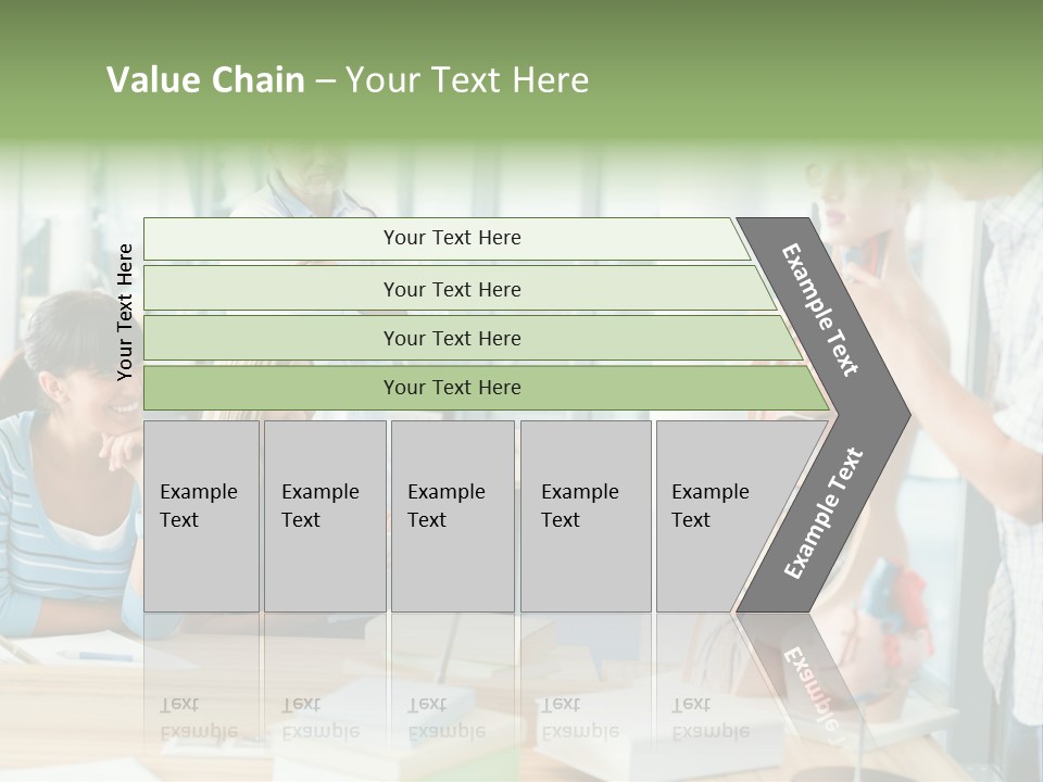 Anatomy Female College PowerPoint Template