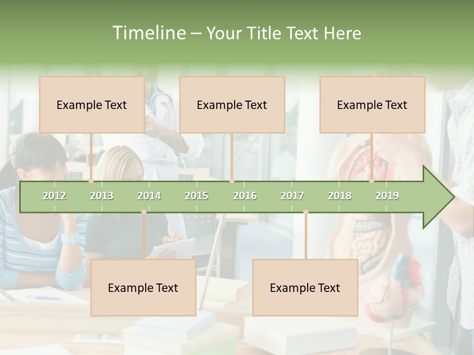 Anatomy Female College PowerPoint Template