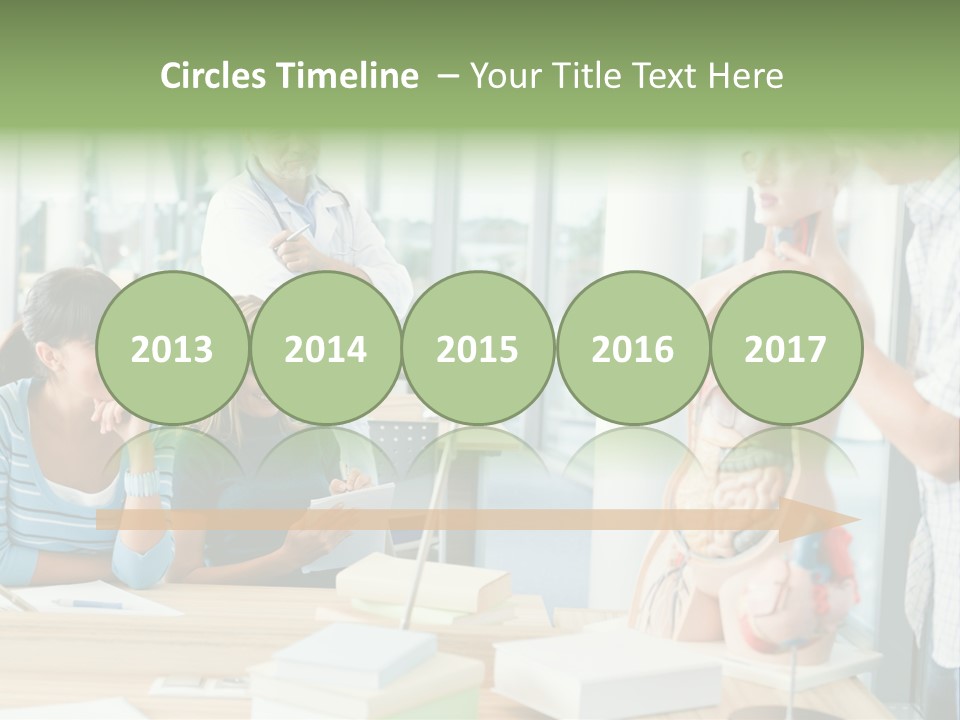 Anatomy Female College PowerPoint Template