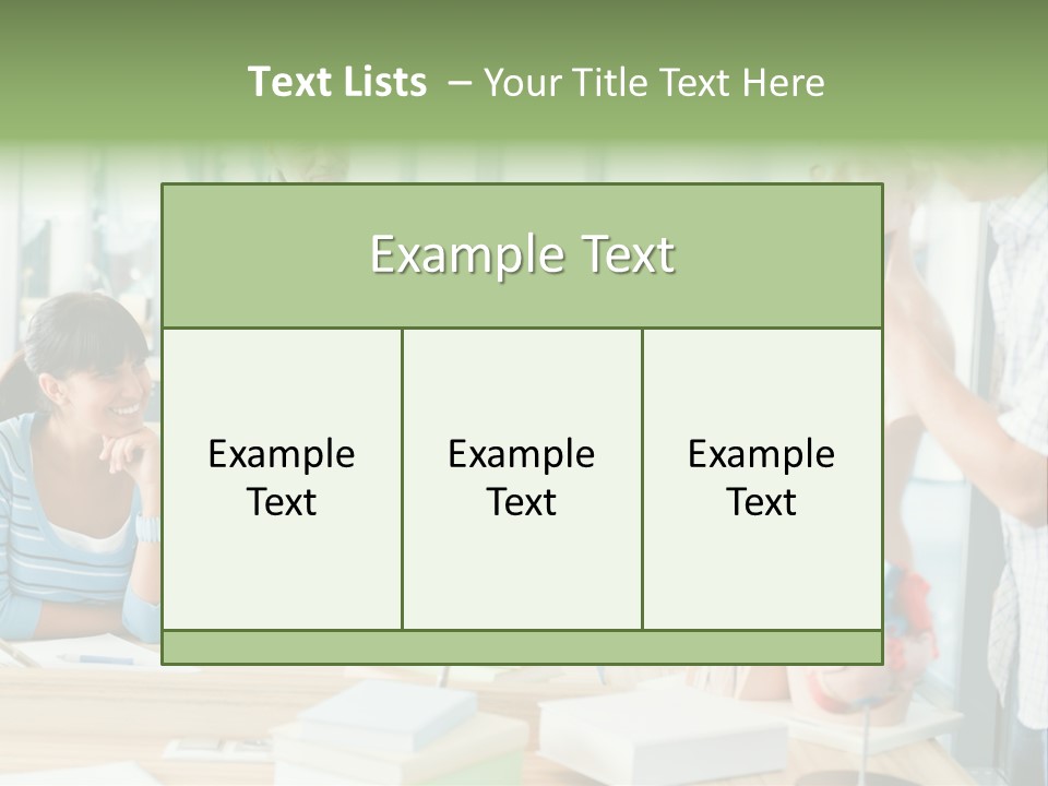 Anatomy Female College PowerPoint Template