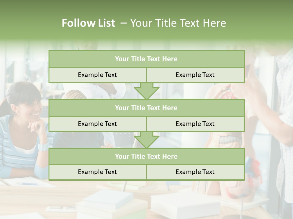 Anatomy Female College PowerPoint Template
