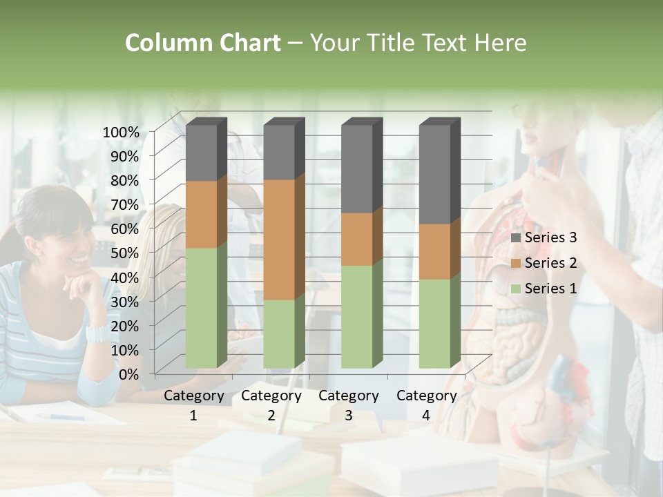 Anatomy Female College PowerPoint Template
