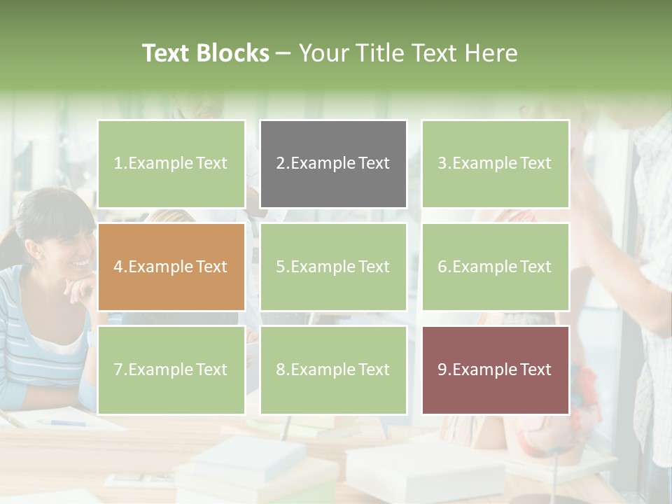 Anatomy Female College PowerPoint Template