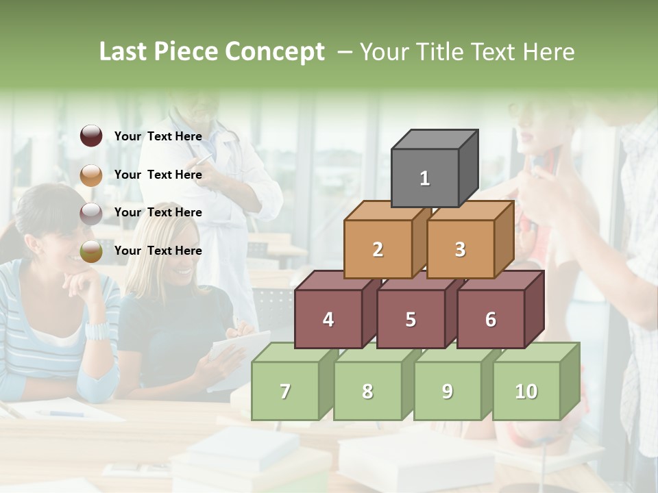 Anatomy Female College PowerPoint Template