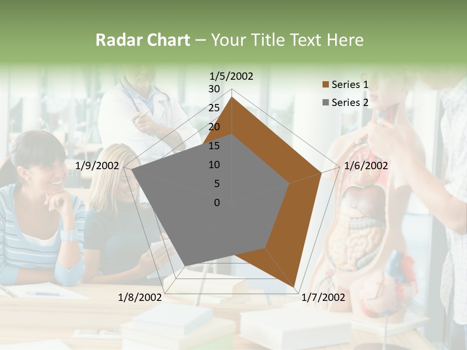 Anatomy Female College PowerPoint Template