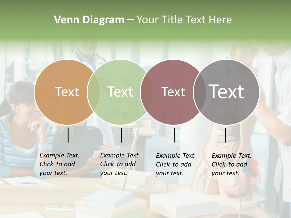 Anatomy Female College PowerPoint Template