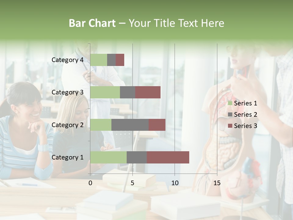 Anatomy Female College PowerPoint Template