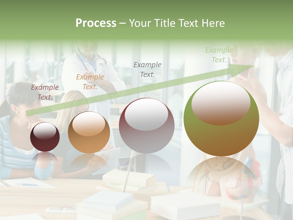 Anatomy Female College PowerPoint Template