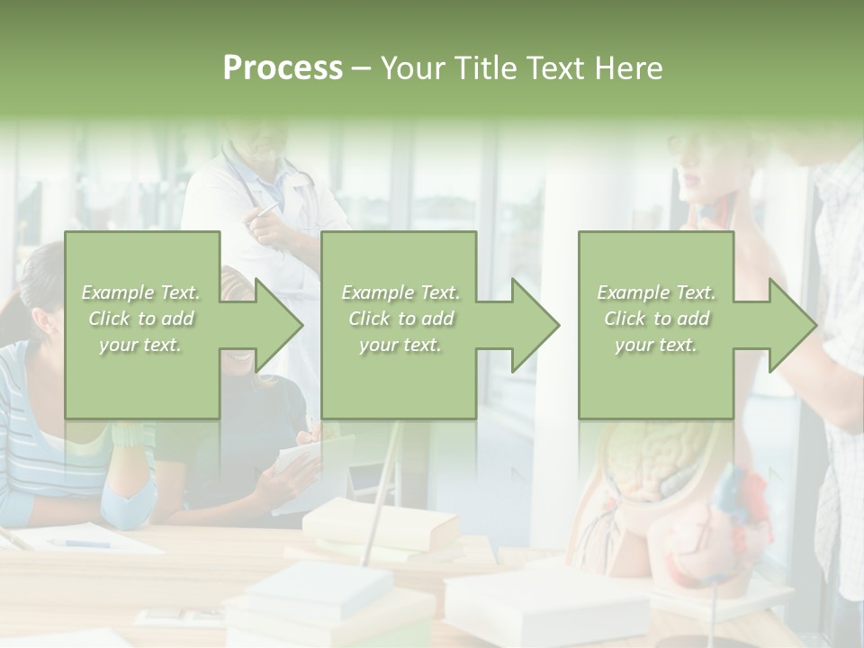 Anatomy Female College PowerPoint Template