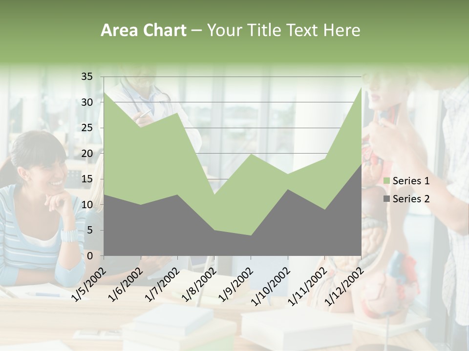 Anatomy Female College PowerPoint Template