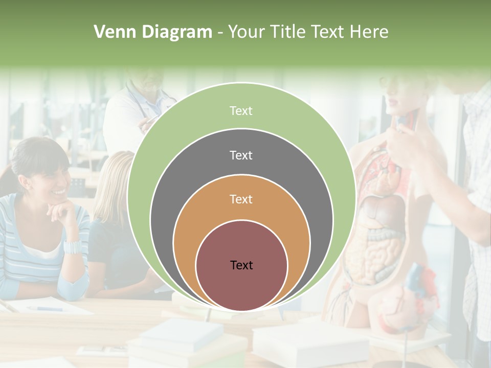 Anatomy Female College PowerPoint Template