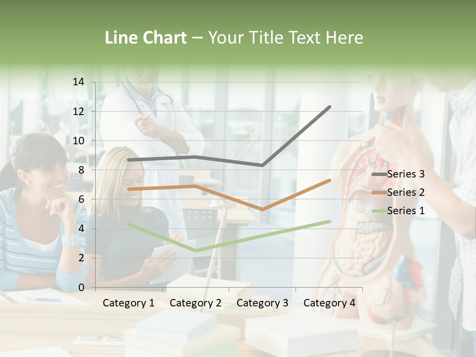 Anatomy Female College PowerPoint Template