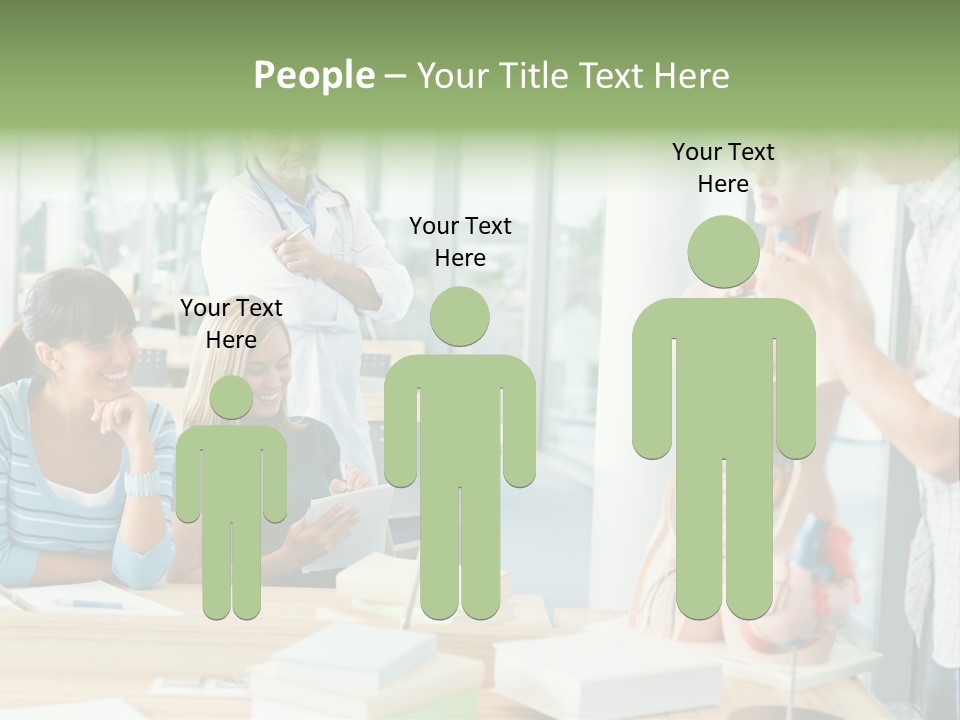 Anatomy Female College PowerPoint Template