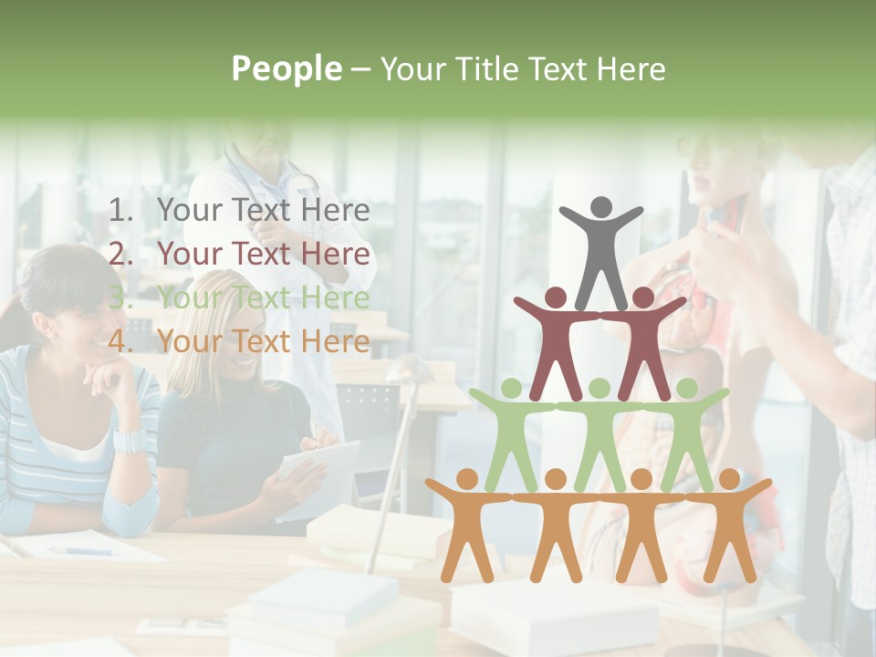 Anatomy Female College PowerPoint Template