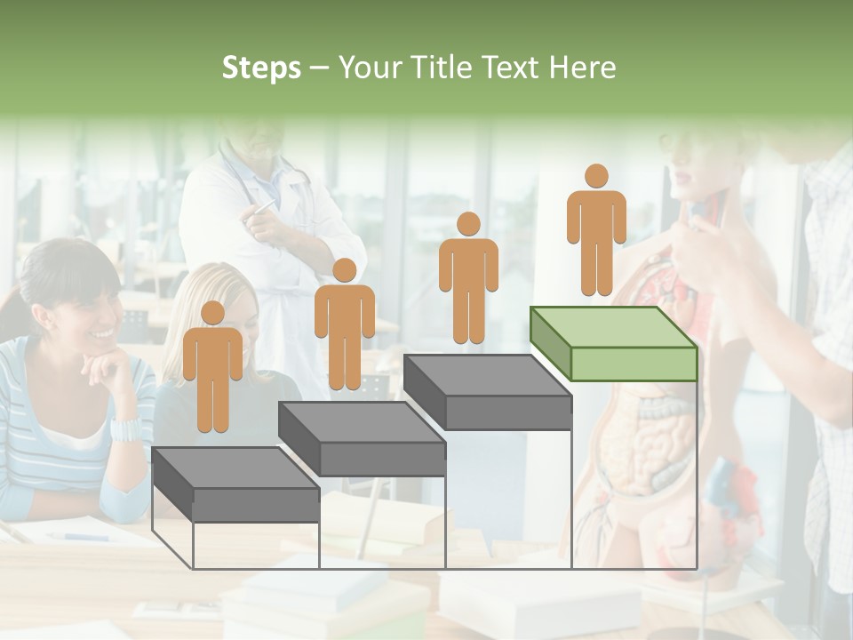 Anatomy Female College PowerPoint Template