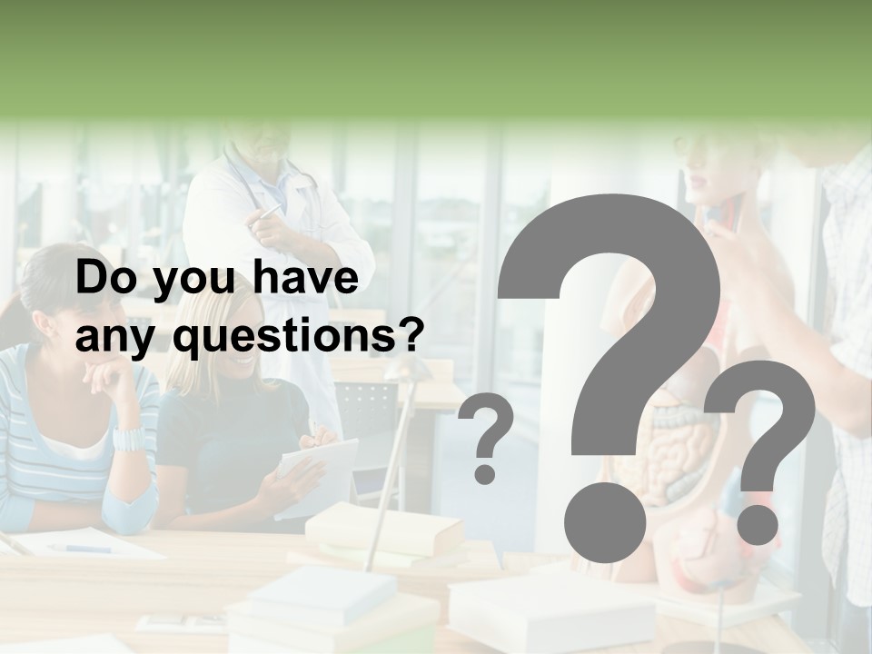 Anatomy Female College PowerPoint Template