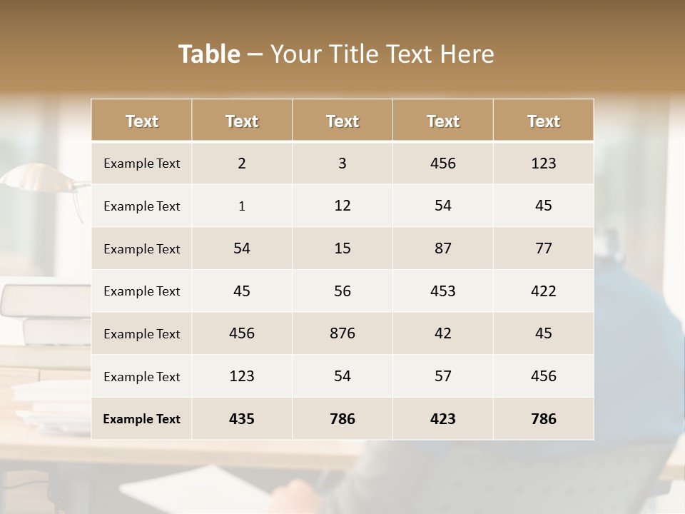 Holding Two Sitting PowerPoint Template