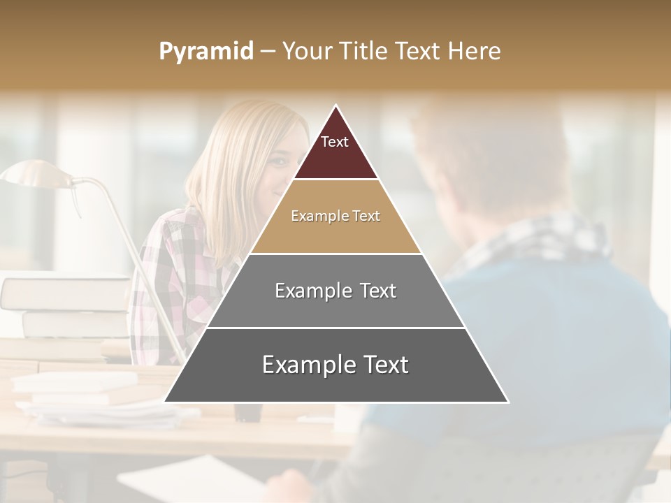 Holding Two Sitting PowerPoint Template
