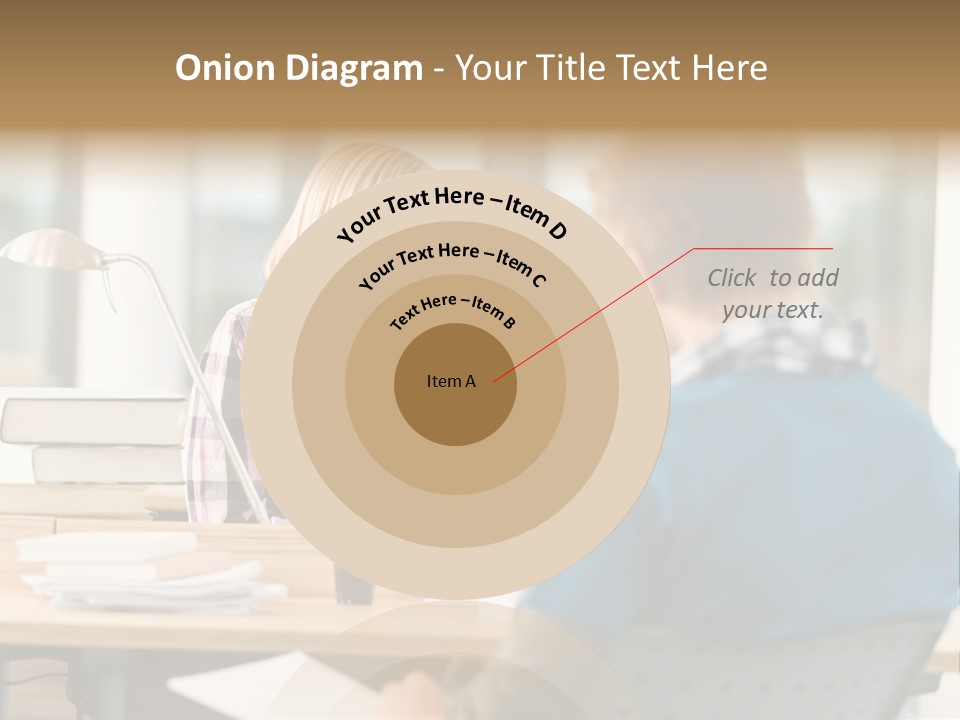 Holding Two Sitting PowerPoint Template