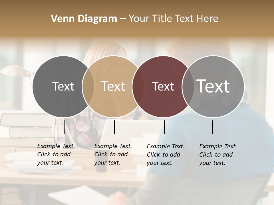 Holding Two Sitting PowerPoint Template