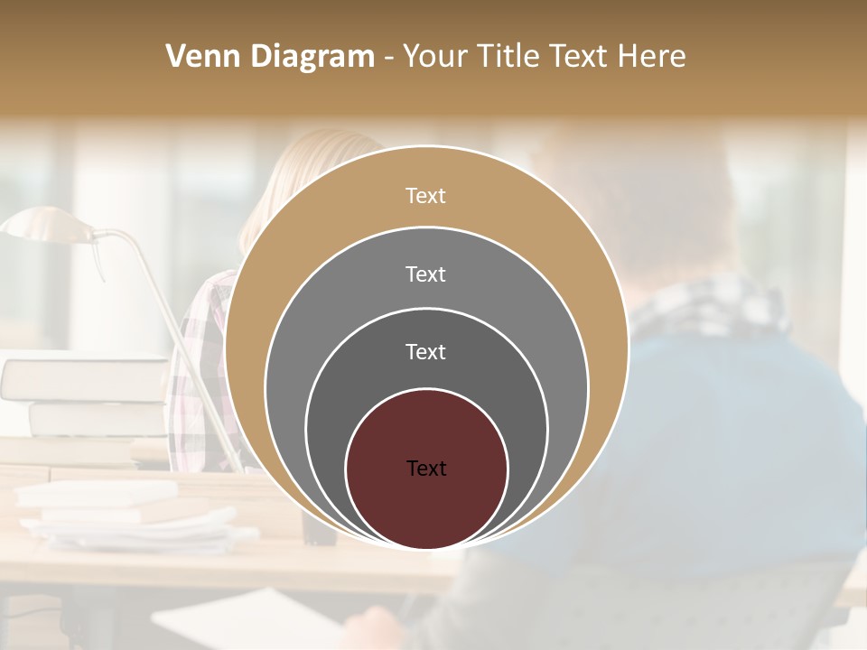 Holding Two Sitting PowerPoint Template