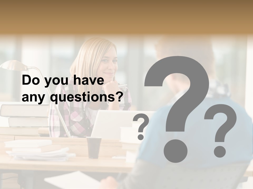 Holding Two Sitting PowerPoint Template